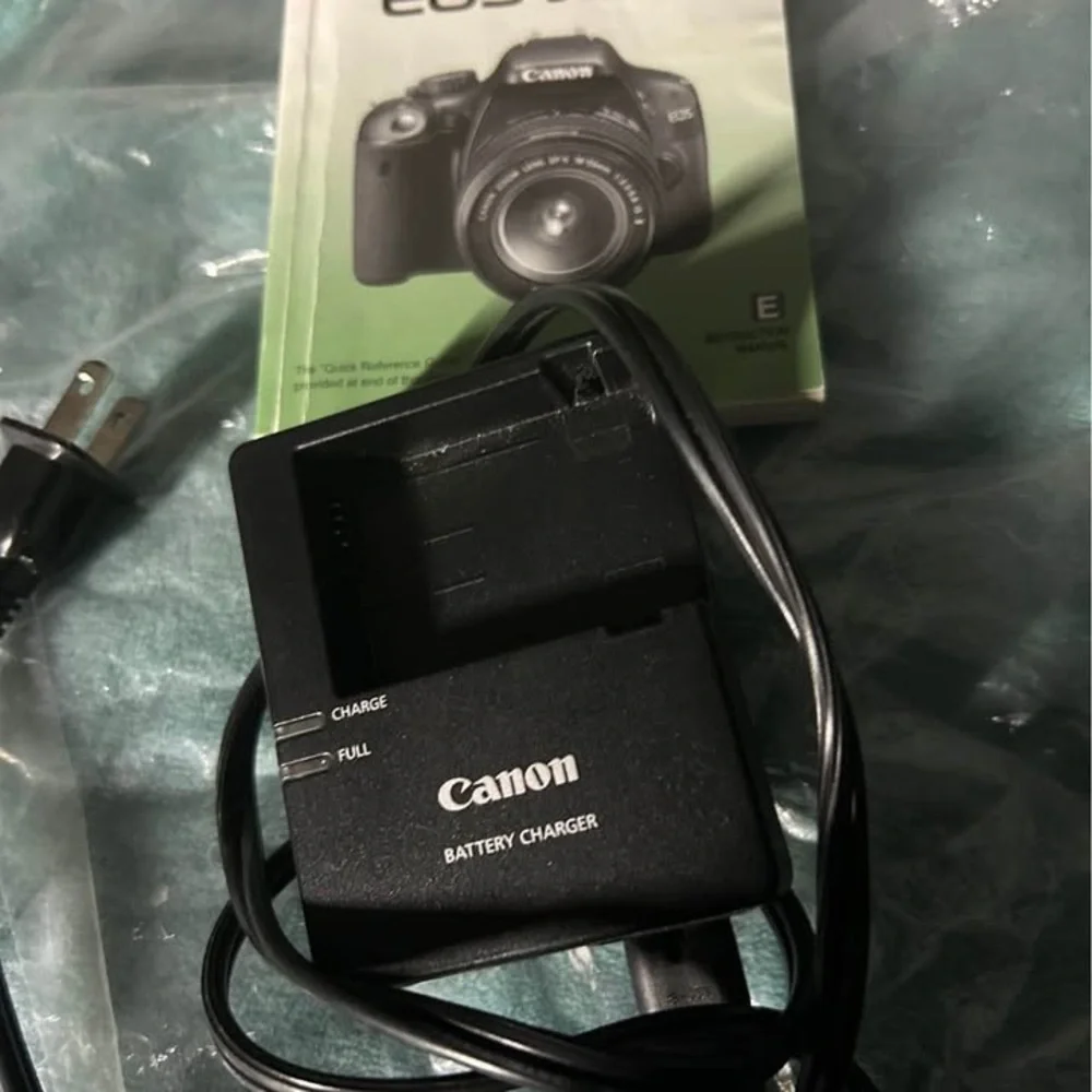 Canon EOS Black DSLR with 18-55mm Lens